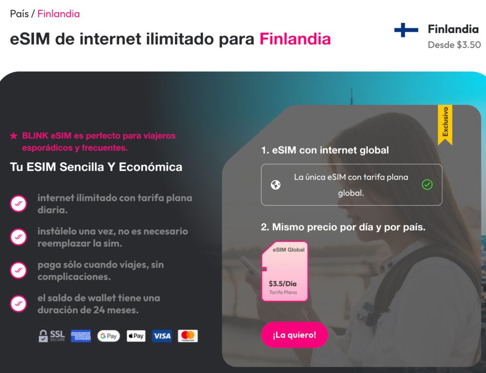 imagen de blink esim para finlandia